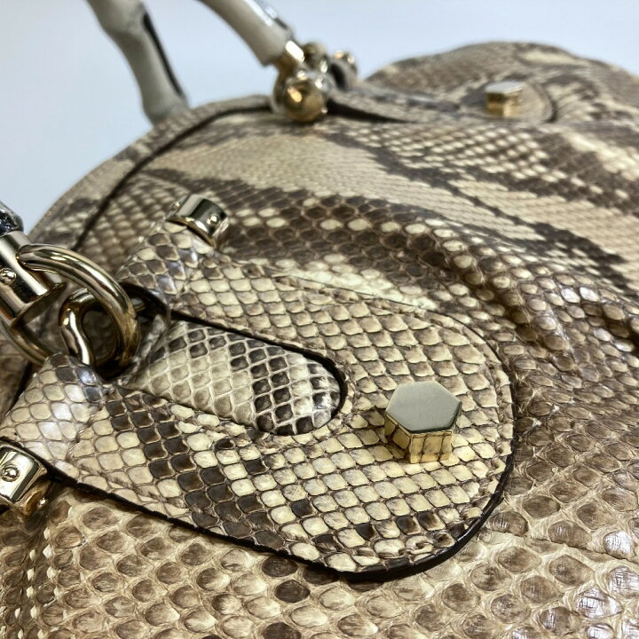 楽天市場】GUCCI グッチ 189867 バンブーハンドル カバン 2WAY  