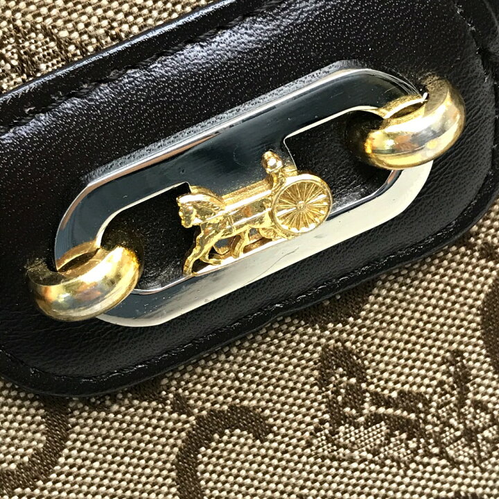 楽天市場】CELINE セリーヌ 馬車金具 ロゴ ヴィンテージ カバン 