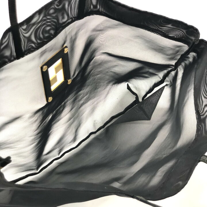 楽天市場】FENDI フェンディ FF金具 メッシュ トートバッグ ナイロン  