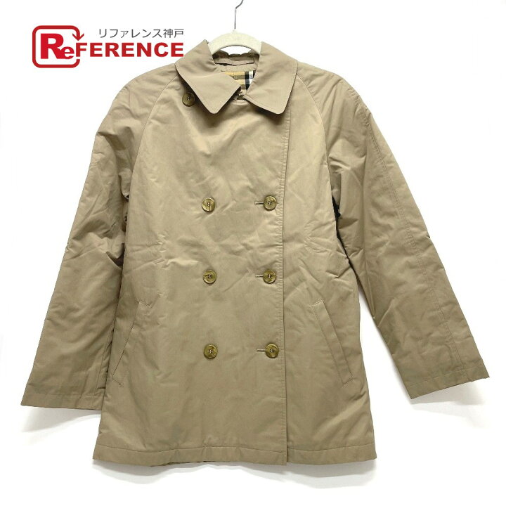 楽天市場】BURBERRY バーバリー チェック柄 ジャケット ハーフ丈 