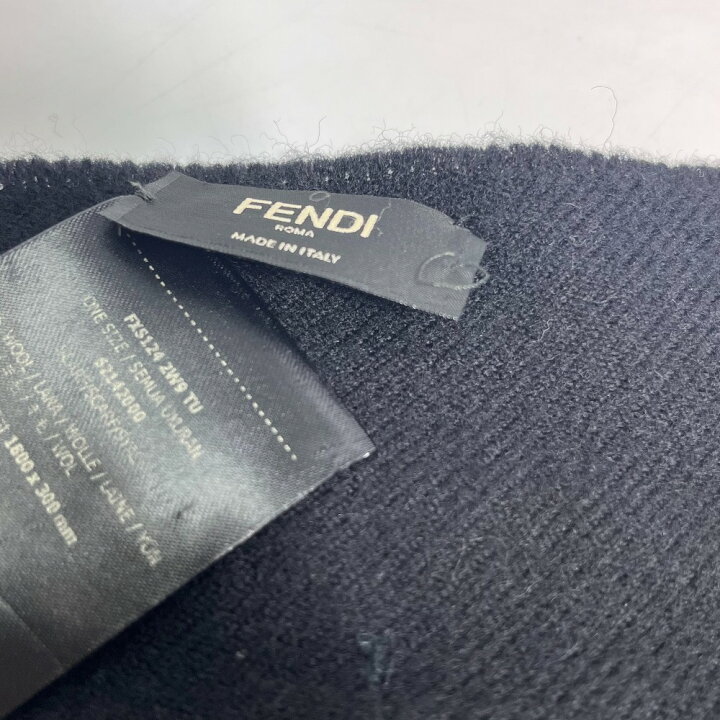 楽天市場】FENDI フェンディ FXS124 アパレル スカーフ ロゴ ワッペン  