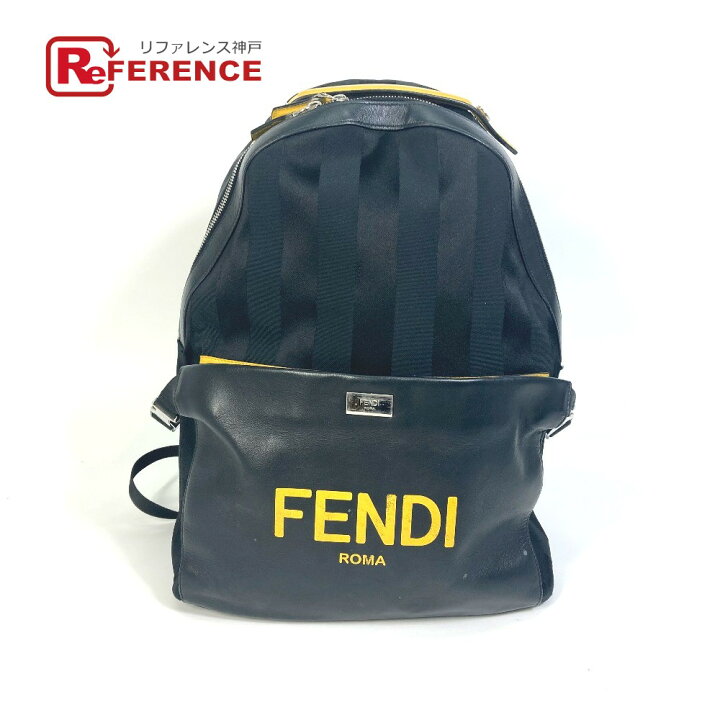 楽天市場】FENDI フェンディ 7VZ053 ペカン バックパック ロゴ バイ 