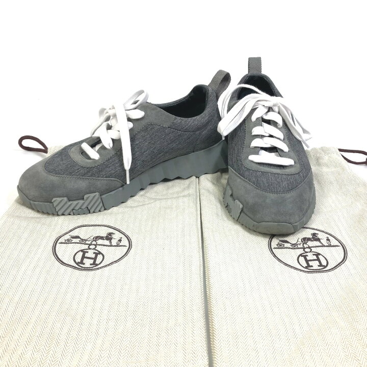 楽天市場】HERMES エルメス 靴 バウンシング Hロゴ スニーカー  