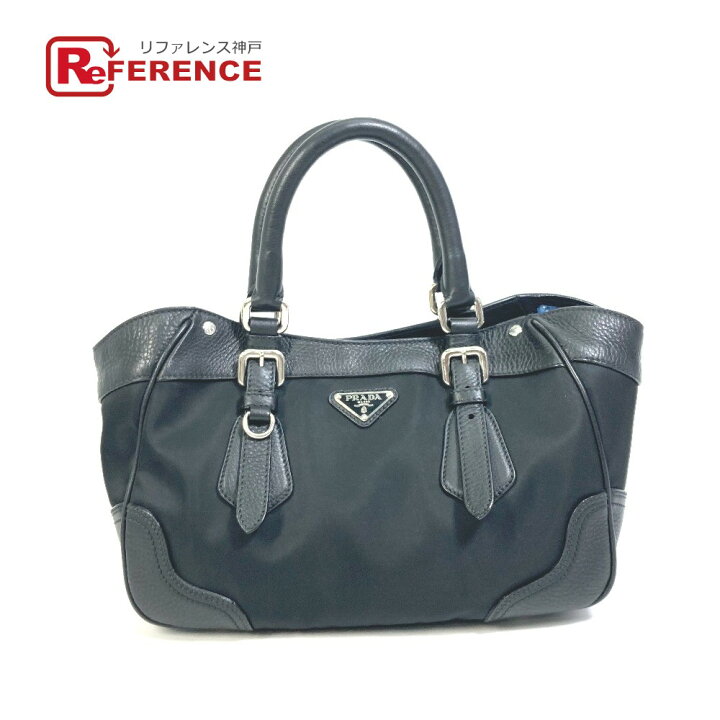 楽天市場】PRADA プラダ トライアングルロゴ トートバッグ カバン 