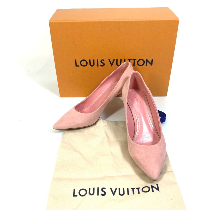 楽天市場】LOUIS VUITTON ルイヴィトン ヒール 靴 LVロゴ 金具 