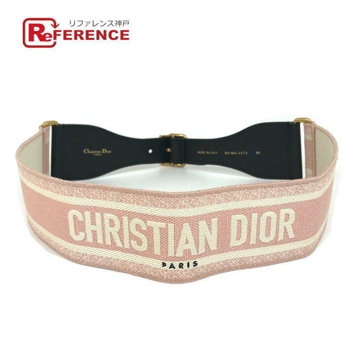 楽天市場】Dior ディオール エンブロイダリー ロゴ 太ベルト 幅広  