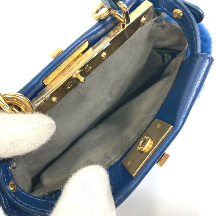 楽天市場】FENDI フェンディ 斜め掛け マイクロピーカブー 2WAYバッグ 