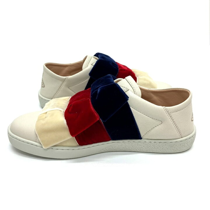 楽天市場】GUCCI グッチ 524989 リボン BEE 蜂 ローカット スリッポン  