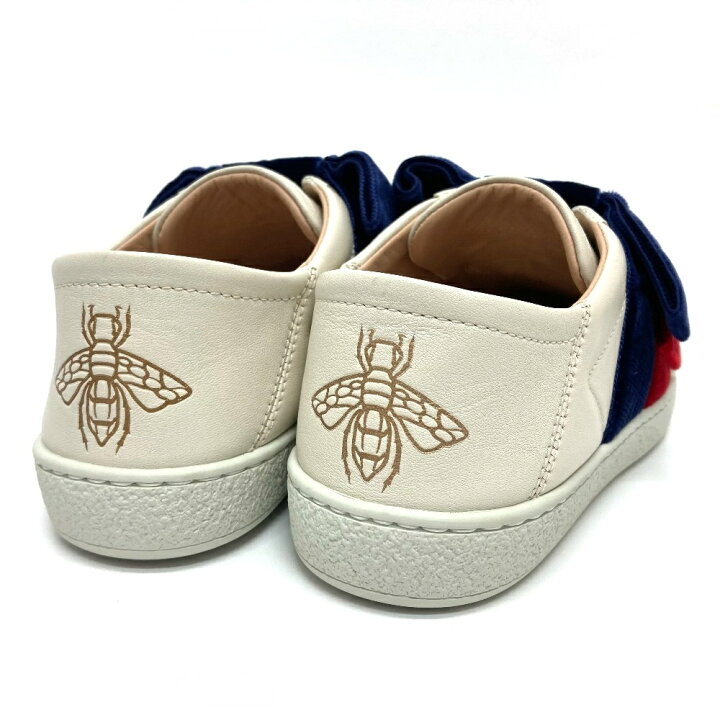 楽天市場】GUCCI グッチ 524989 リボン BEE 蜂 ローカット スリッポン  