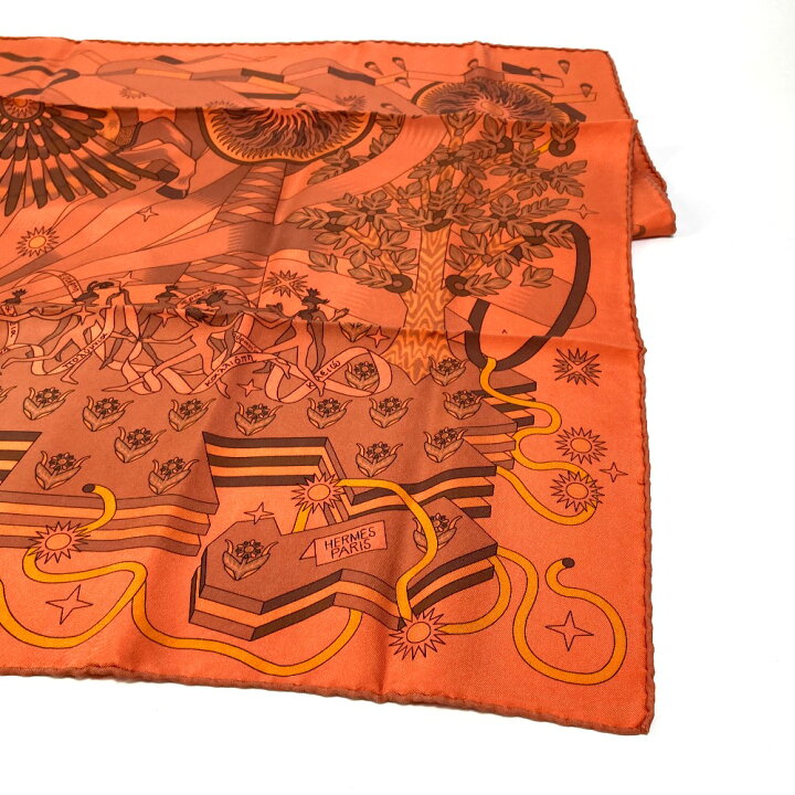 楽天市場】HERMES エルメス カレ ウォッシュ 90 スカーフ SURTEINT 