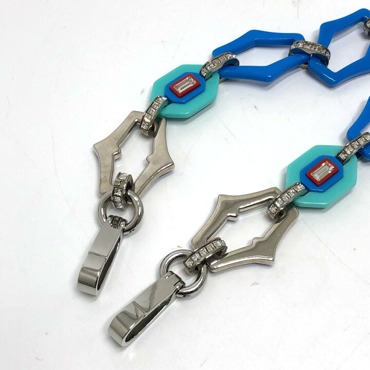 楽天市場】PRADA プラダ 1TY011 小物 ラインストーン チェーン 