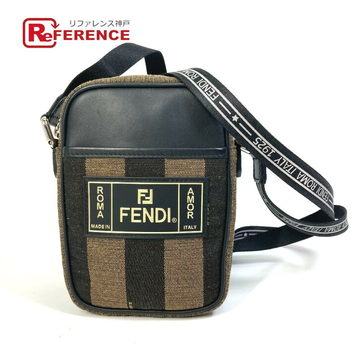 楽天市場】FENDI フェンディ 7VA456 ペカン ロゴ スモール ポシェット 