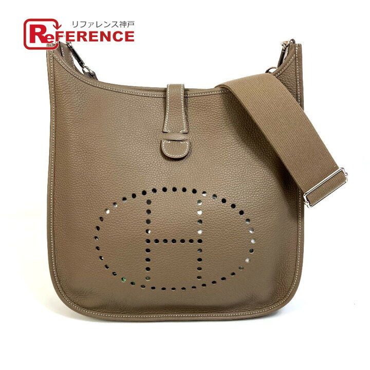 楽天市場】HERMES エルメス Hロゴ パンチング エブリン3 GM トロワ 