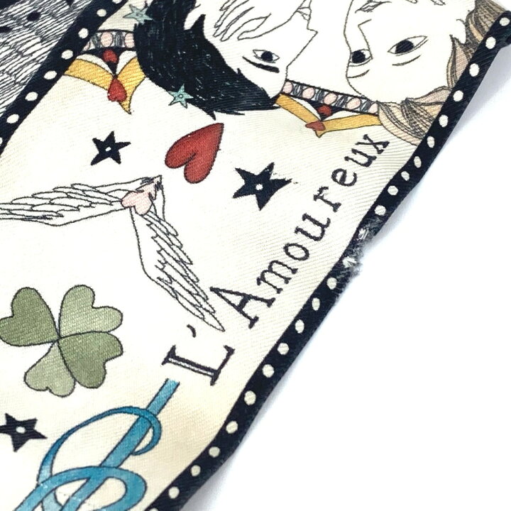 楽天市場】Dior ディオール ハート柄 ミッツア バンドースカーフ  