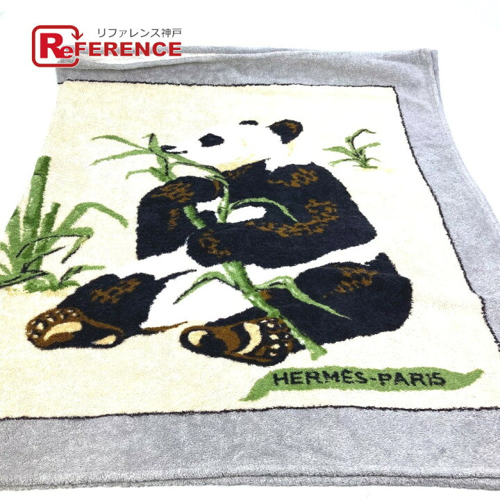 楽天市場】HERMES エルメス パンダ ビーチタオル バスタオル タオル  