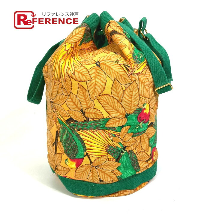 楽天市場】HERMES エルメス ワンショルダー 肩掛け フラワー オウム 鳥  