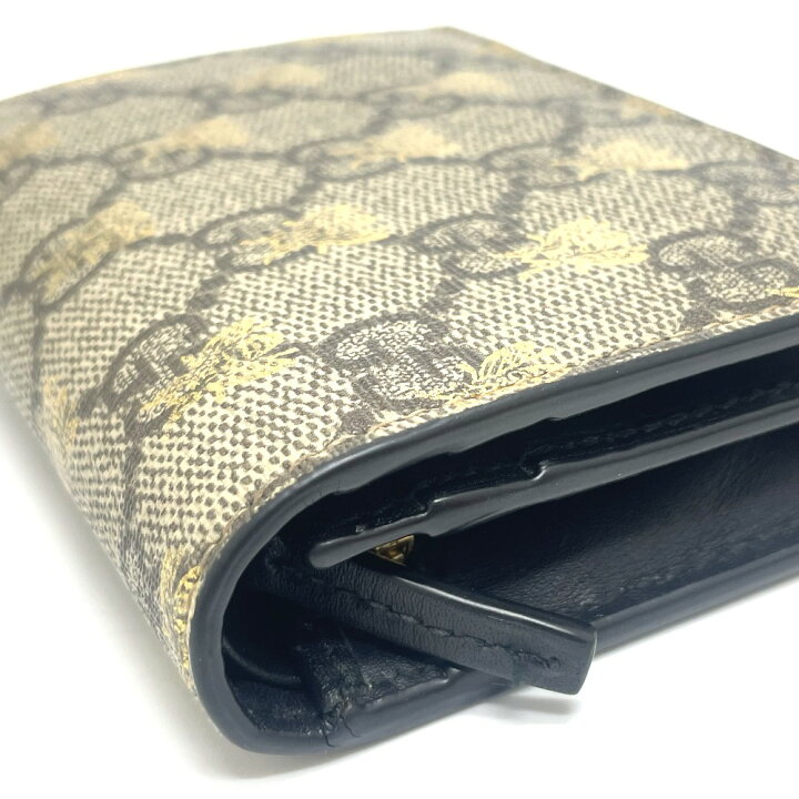 楽天市場】GUCCI グッチ 508057 GG BEE ビー コンパクトウォレット 2  