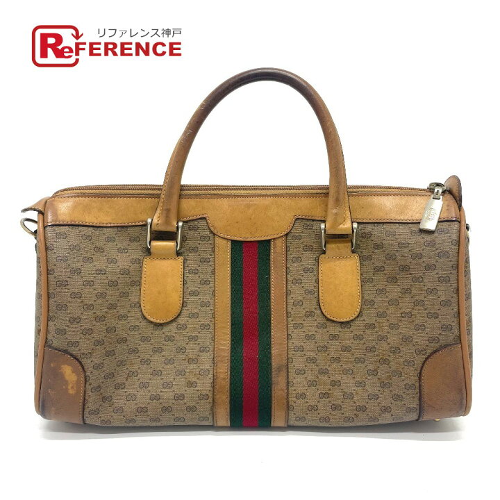 楽天市場】GUCCI グッチ オールドグッチ ウェビング ミニアムGG 2WAY 