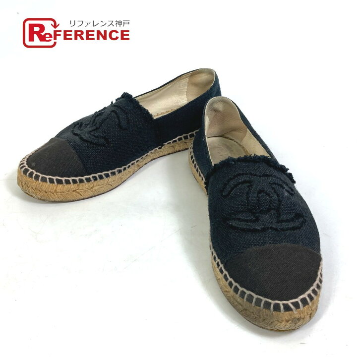 楽天市場】CHANEL シャネル G29762 スリッポン CC ココマーク フラット  