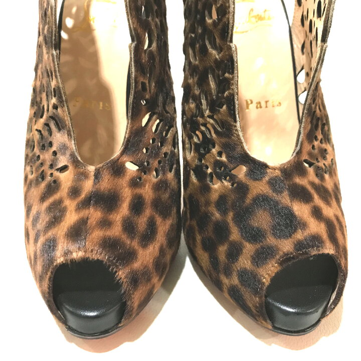 楽天市場】Christian Louboutin クリスチャンルブタン レオパード 豹柄 
