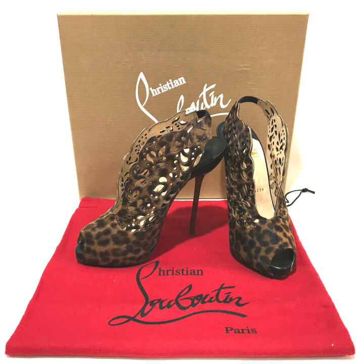 楽天市場】Christian Louboutin クリスチャンルブタン レオパード 豹柄 