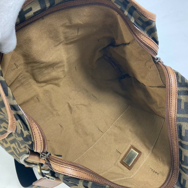 楽天市場】FENDI フェンディ 7VA158 ズッカ FF柄 ハンドバッグ 2WAY 