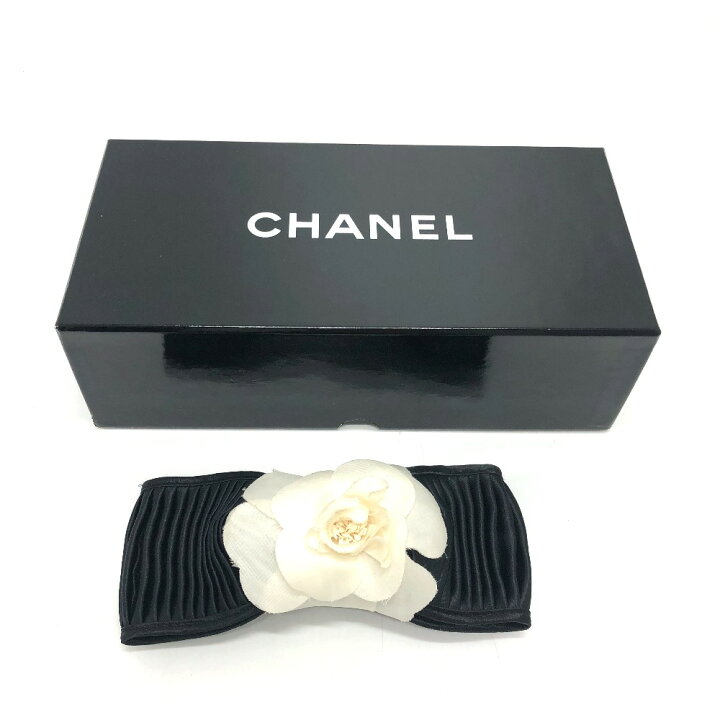 楽天市場】CHANEL シャネル カメリア リボンモチーフ ヘアクリップ 髪 