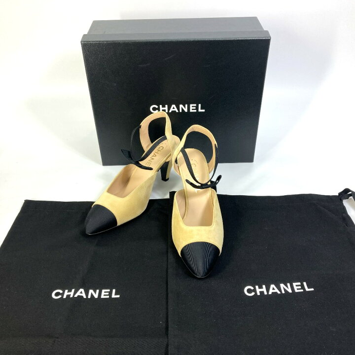 楽天市場】CHANEL シャネル G36360 ヒール CCロゴ ココマーク リボン 
