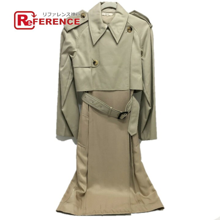 楽天市場】CELINE セリーヌ 28V36-6073 トレンチコート マスチック  