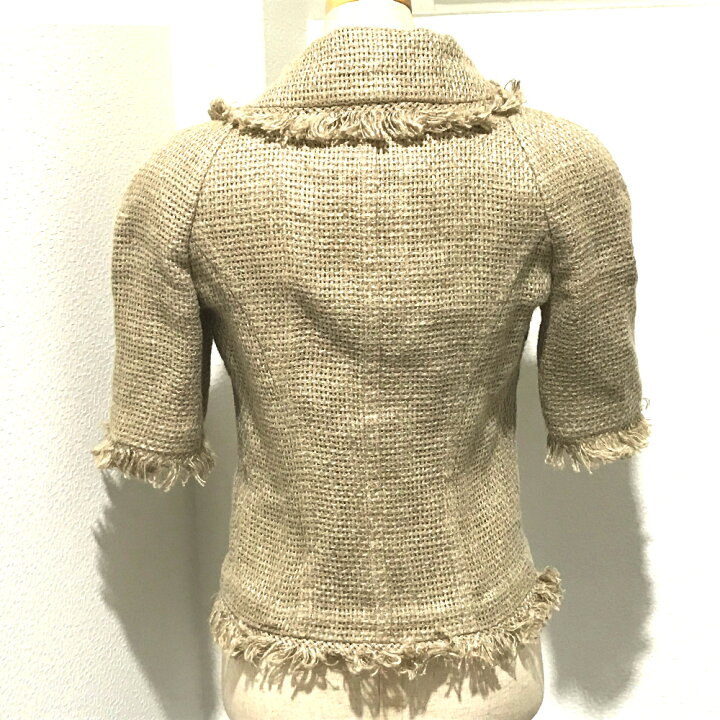 楽天市場】CHANEL シャネル CCホースボタン 18C アウターその他 リネン  