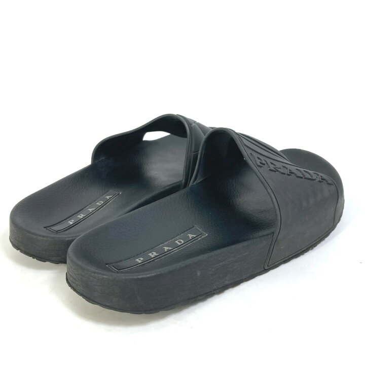 楽天市場】PRADA プラダ 4X3204 ロゴ 靴 シャワーサンダル プール  