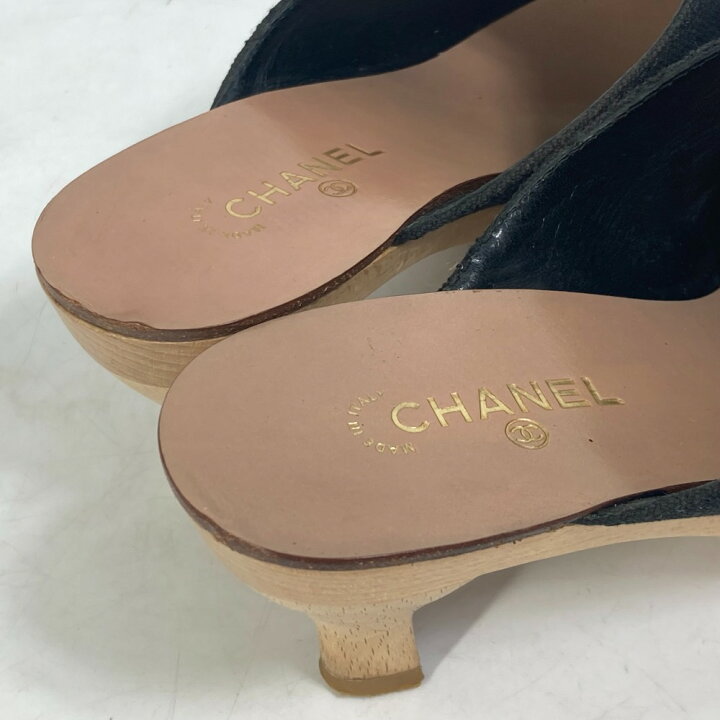 楽天市場】CHANEL シャネル G24025 04P フラワー 花 サボ 靴 サンダル 
