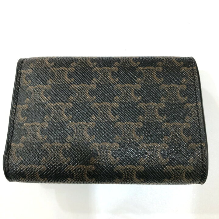 楽天市場】CELINE セリーヌ トリオンフ スモール トリフォールド  