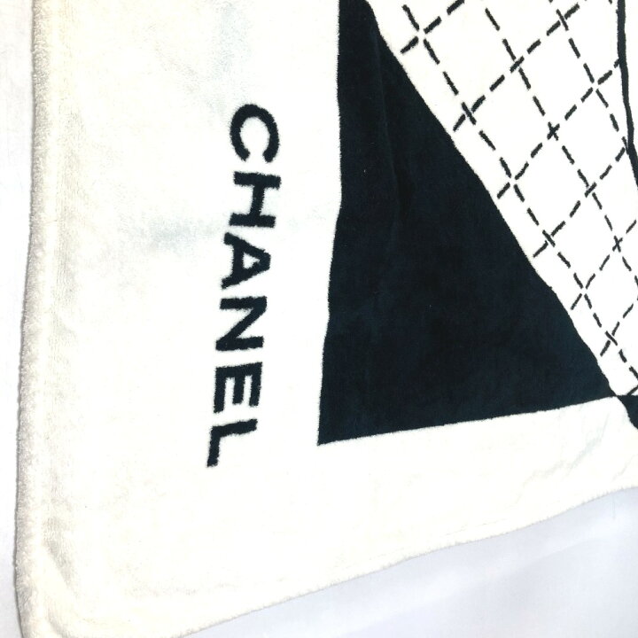 楽天市場】CHANEL シャネル ブランケット インテリア バスタオル CC 