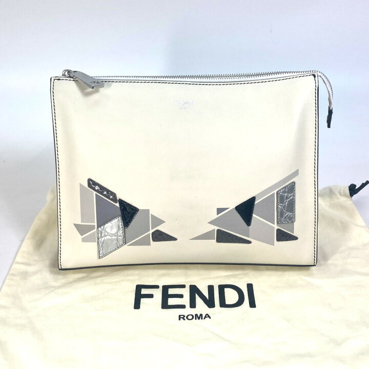 楽天市場】FENDI フェンディ 7VA433 ポーチ モンスター バグズ カバン 