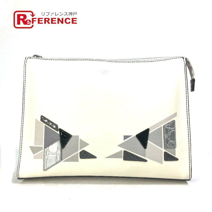 楽天市場】FENDI フェンディ 7VA433 ポーチ モンスター バグズ カバン  