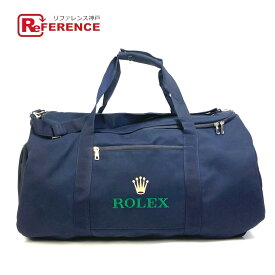 ROLEX ロレックス ロゴ刺繍 スポーツバッグ カバン 2WAY/旅行バッグ ボストンバッグ キャンバス ユニセックス 未使用 【中古】