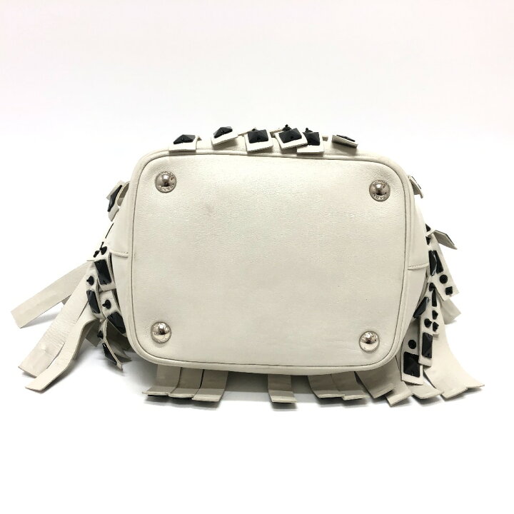楽天市場】PRADA プラダ B2466S フリンジ カバン ハンドバッグ レザー 