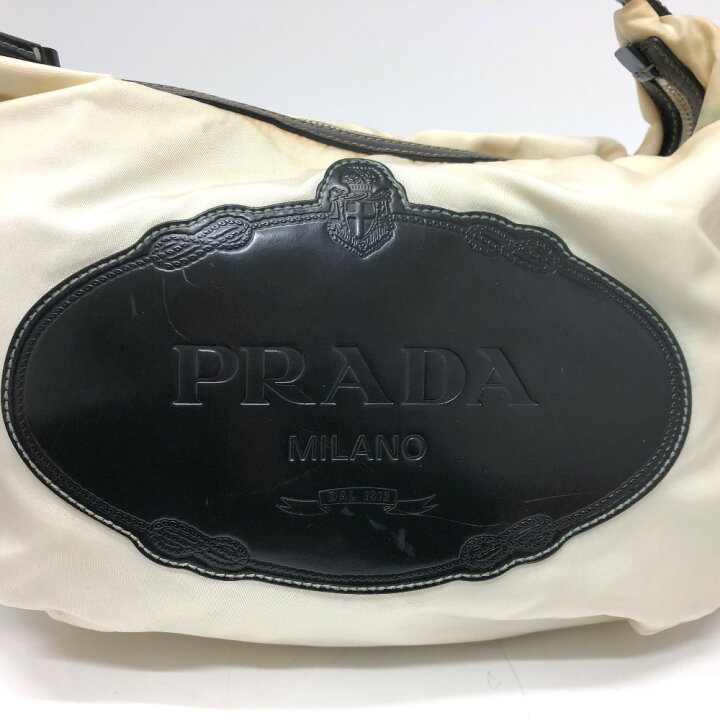 楽天市場】PRADA プラダ ロゴ ワンショルダー カバン ハンドバッグ 