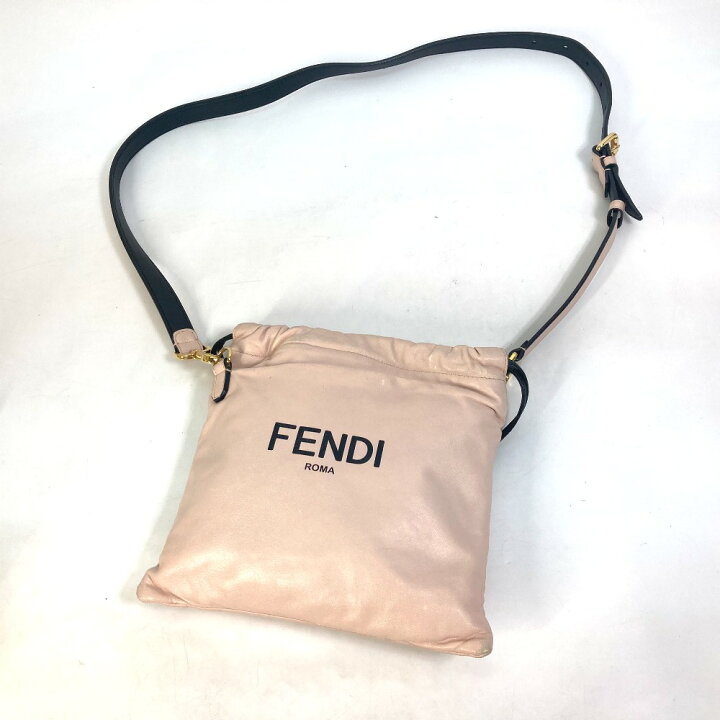 楽天市場】FENDI フェンディ 8BT337 巾着 ポシェット ポーチ 斜め掛け 