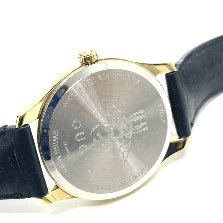 楽天市場】GUCCI グッチ YA126.4 ウォッチ マザーオブパール クォーツ  