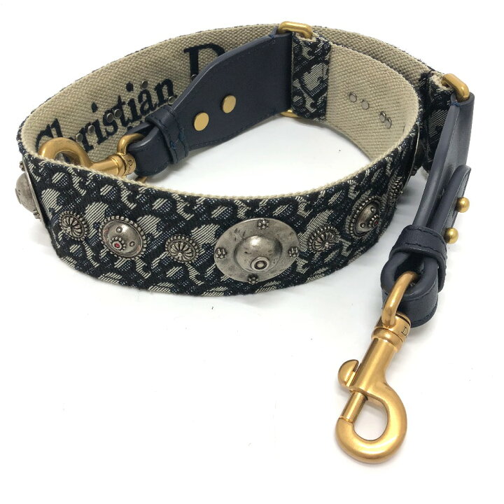 楽天市場】Dior ディオール オブリーク ロゴ メダリオン ストラップ 