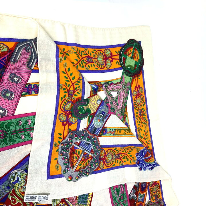 エルメス カレ140 ジェアン ユニコーンの夢想 スカーフ 