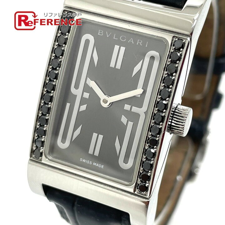 楽天市場】BVLGARI ブルガリ RT39S ブラックダイヤベゼル レッタンゴロ 