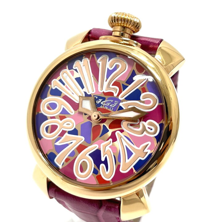 楽天市場】GAGA MILANO ガガミラノ 5021.MOS マヌアーレ 40MM クオーツ  