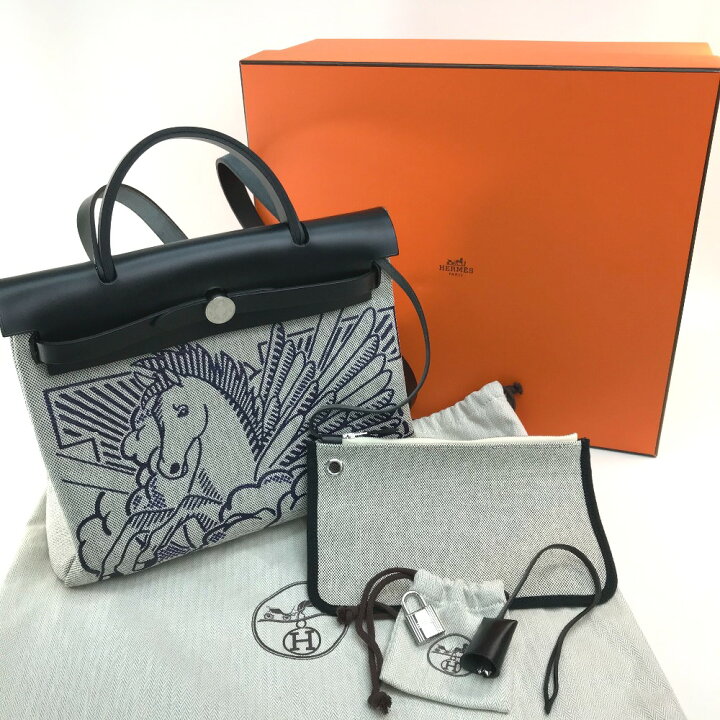 楽天市場】HERMES エルメス エールバッグ・ジップ31 ペガサスポップ  