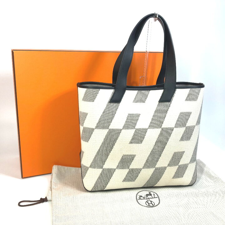 楽天市場】HERMES エルメス カバ バイアスH 40 アンビエ GM カバン 