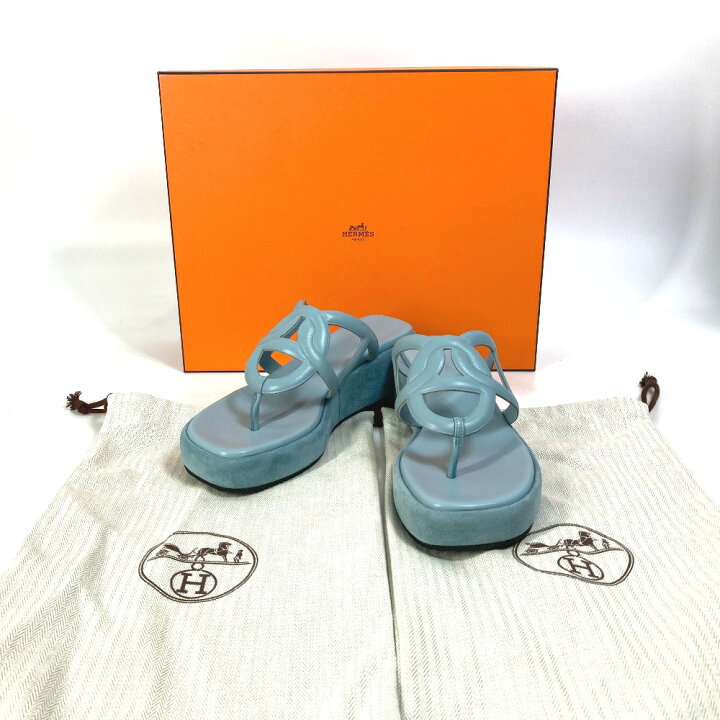 楽天市場】HERMES エルメス プラットフォームソール ジプシー 靴 