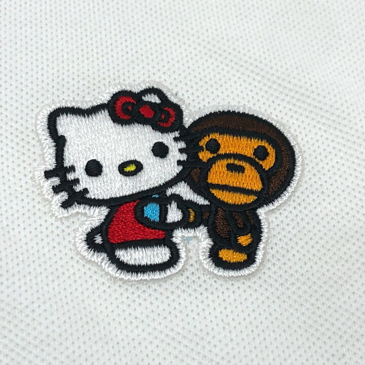 楽天市場】A BATHING APE アベイシングエイプ BAPE(ベイプ) マイロ エイプ×サンリオコラボマイロ×キティ未使用ストックサイズＬ