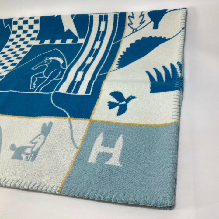 楽天市場】HERMES エルメス プレード アヴァロン・エポペ 毛布 